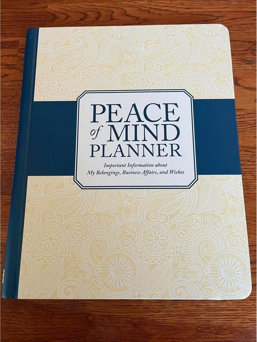 Peace of Mind Planner - Important Information Organizer